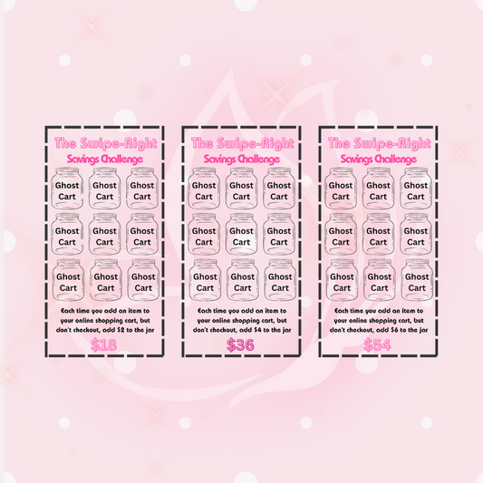 Swipe Right Challenge Bundle - 6 A6 Trackers