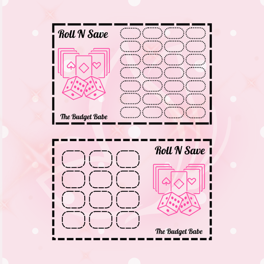 Roll N Save Challenge - A5 Savings Tracker