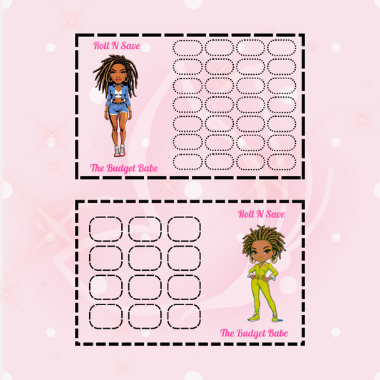 Roll N Save Challenge - 2 A5 Trackers