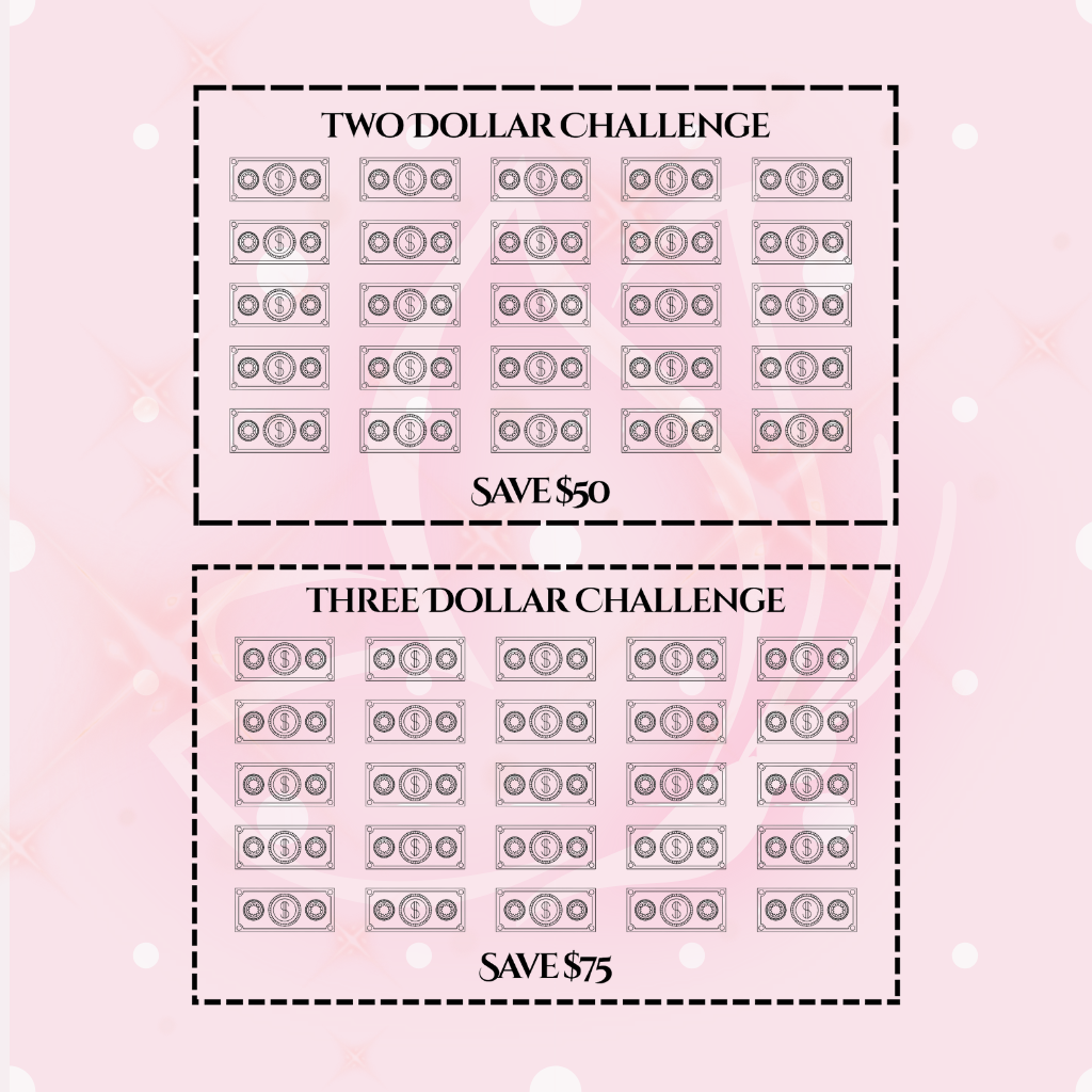 Dollar Savings Challenge Bundle - 4 A5 Trackers