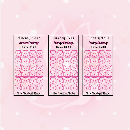 24 Envelope Challenge 3-Pack Bundle - A6