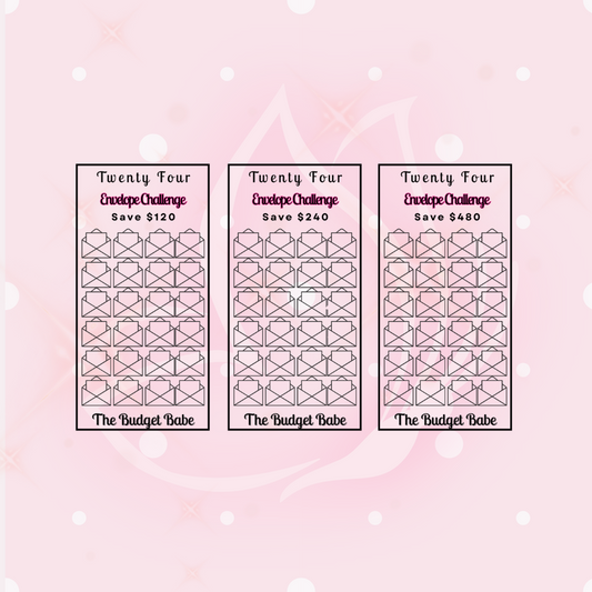 24 Envelope Challenge 3-Pack Bundle - A6