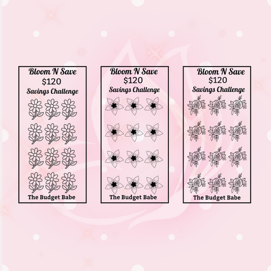 Bloom N Save Challenge 3-Pack Bundle - A6