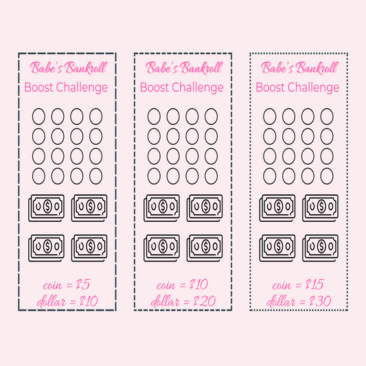 Babe's Bankroll Boost Challenge Bundle - 6 A6 Trackers