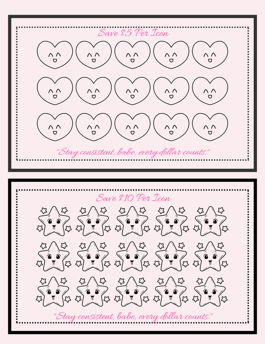 Progressive Icon Challenge Bundle - 4 A5 Trackers