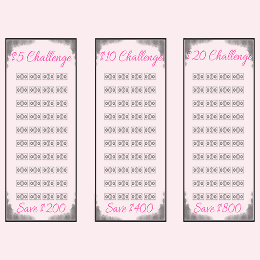 Dollar Bill Challenge 3-Pack Bundle(shadow) - A6