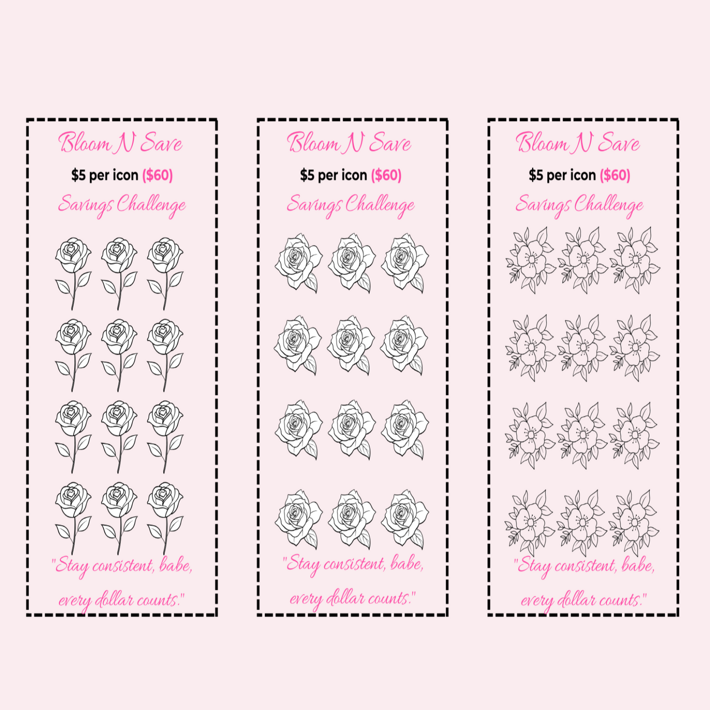 Bloom N Save Challenge 3-Pack Bundle($180) - A6