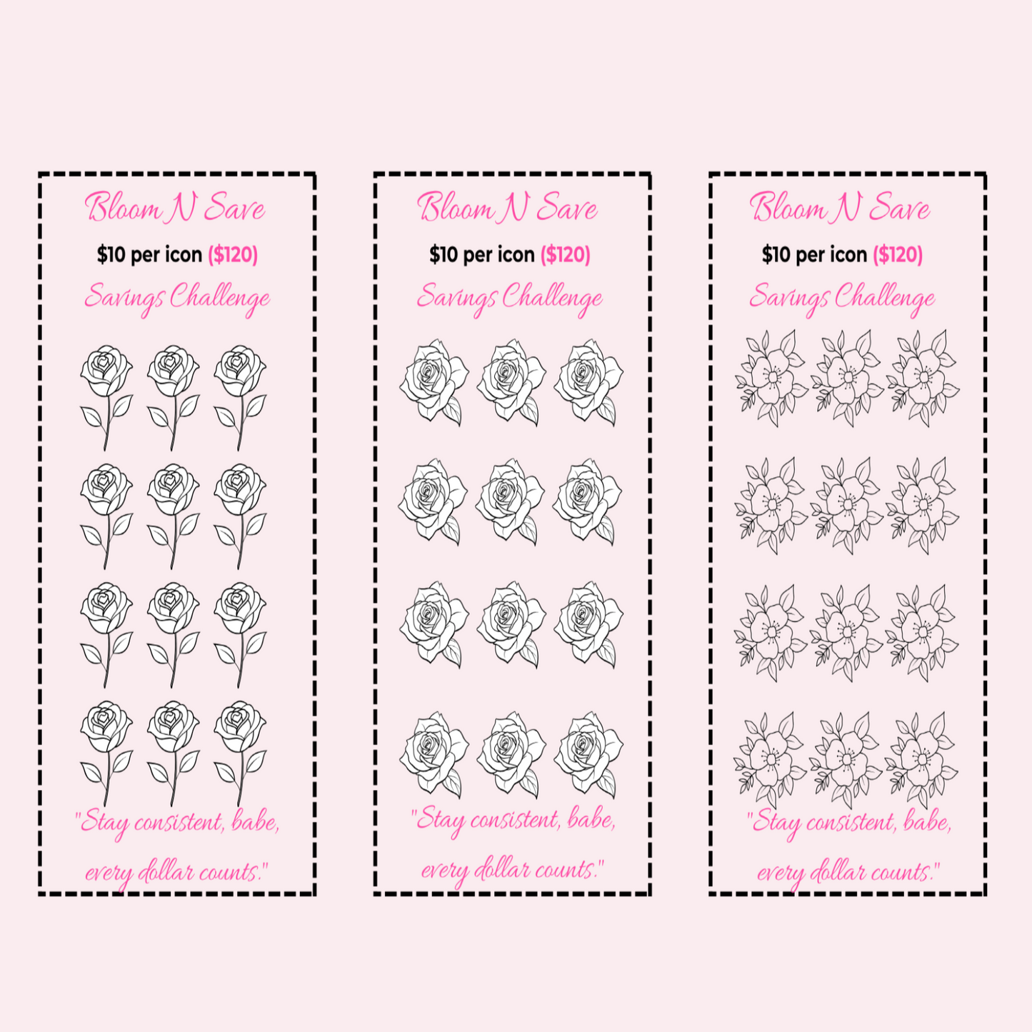 Bloom N Save Challenge 3-Pack Bundle ($120) - A6