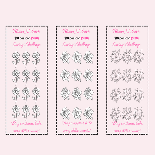 Bloom N Save Challenge 3-Pack Bundle ($120) - A6