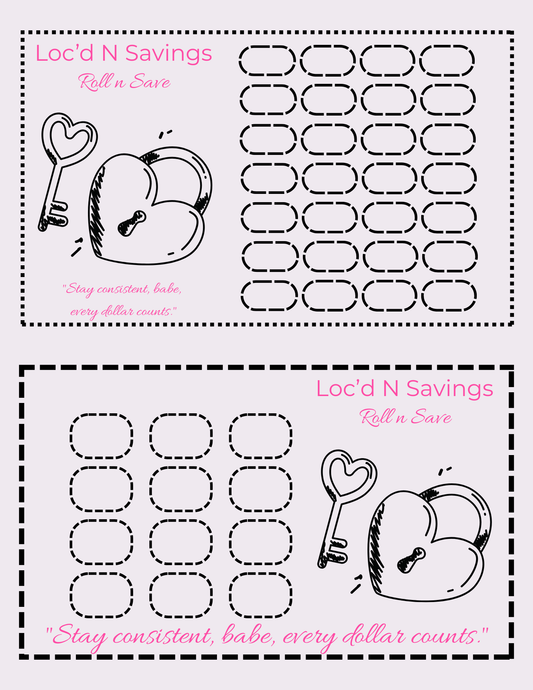 Loc'd N Savings Roll n Save Challenge - Alternative A5